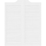  Vrata na rasklapanje 2 kom. 100 x 40 cm Masivna borovina Bijela | shoptok.hr