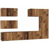  Set TV komoda Zidne 6 pcs Staro drvo Konstruirano drvo | Eponuda.ba