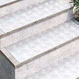  Aluminijaste protidrsne plošče 4 kosi 90x30 cm, (22014985) | Shoptok.si