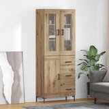  Highboard 2 kom. Umjetnički hrast 69,5 x 34 x 180 cm | shoptok.hr