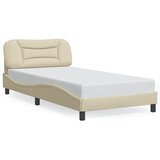  Okvir za krevet bez madraca Hvar krem 100 x 200 cm od tkanine | Eponuda.com