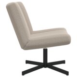  Vrtljiv stol Svetlo siva 63 x 75 x 76 cm Ovčja koža, (5000288939) | Shoptok.si