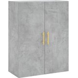  Visoka komoda siva betona 69,5x34x180 cm od konstruiranog drva Slike