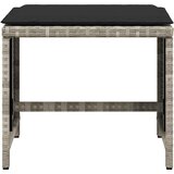  Vrtni taburei s jastucima 4 kom 41x41x36 cm od poliratana | shoptok.hr