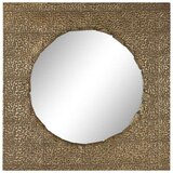  Zidno ogledalo Home ESPRIT zlatan 80 x 6 x 80 cm | shoptok.hr