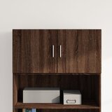 Maison Chic Stenska omarica - Zidna omarica rjavi hrast 80x42,5x40 cm inženirski les iu231, (22062430) | Shoptok.si