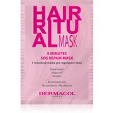 Dermacol hair ritual 5 minutes sos repair mask intenzivno obnavljajoča maska za lase 15 ml