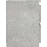 vidaXL Nočna omarica betonsko siva 30x30x40 cm iverna plošča | Shoptok.si