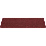  Preproge za stopnice 15 kosov 65x21x4 cm mat rdeče, (20668746) | Shoptok.si