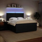  Krevet s oprugama i madracem crni 180x200 cm baršunasti | shoptok.hr