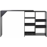 Barski stol s pomičnom policom crni 138 x 39 x 110 cm | Eponuda.ba