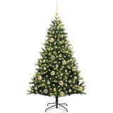  Umjetno rasklopivo božićno drvce 150 LED-a Zelena 120 cm | shoptok.hr