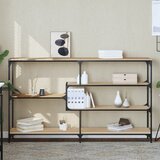 vidaXL Klubska mizica sonoma hrast 160x32x95 cm inženirski les Cene