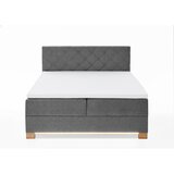 Meise Möbel Sivi boxspring krevet s prostorom za odlaganje 180x200 cm Messina – | shoptok.hr