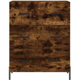  Komoda boja dimljenog hrasta 69,5x34x90 cm konstruirano drvo | shoptok.hr