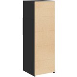  Visoka komoda crna 40 x 42,5 x 124 cm od konstruiranog drva | Eponuda.com