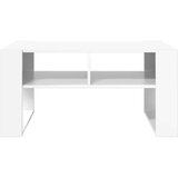  Stolić za kavu s pohranom Bijelo 92 x 53 x 45 cm Konstruirano drvo | shoptok.hr