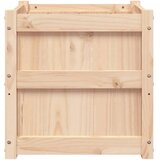 vidaXL Vrtno cvetlično korito 50x50x50 cm trdna borovina | Shoptok.si