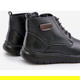 EVENTO PE1 Men's Insulated Zippered Lace-Up Boots Black Hlimena | Eponuda.ba