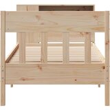  Krevet s regalom za knjige bez madraca 90x200 cm od borovine | shoptok.hr