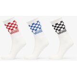Vans Classic Check Crew 3-Pack White XL Cene
