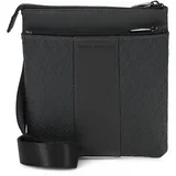 WILLIAM FLAT CROSSBODY Crna