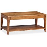  Stolić za kavu od masivnog drva 88 x 50 x 38 cm Slike