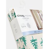 Sinsay Zavjesa na traci s imitacijom lana i sjajnim uzorkom božićnih drvca | shoptok.hr