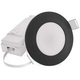 Emos zv1164 Led panel lori ugradni okrugli crni 4,5w 345lm ip65 8,5x2,9cm cct ( 3640 ) | Eponuda.com