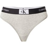 Calvin Klein Underwear Tanga gaćice svijetlosiva / crna / bijela Cijene