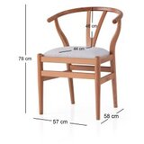 Hanah home trpezarijska stolica magma 4403 | ePonuda.com
