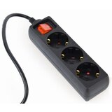 Gembird EG-PSU3-01 UPS, 3 Shuko uticnice, 16A, C14 plug, 0.6m, black naponski kabl | ePonuda.com