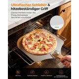 MOOUES aluminijasta lopatica za pico z zložljivim ročajem 30,5x35,5cm | Shoptok.si