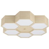 Eglo plafonjera Mirlas, 6 x E27, drvo/bijela, 54 x 52 cm, 98863 | shoptok.hr