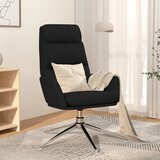  Stolica za opuštanje od tkanine crna | shoptok.hr