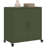 vidaXL Komoda maslinastozelena 68,5 x 39 x 72 cm hladno valjani čelik | shoptok.hr