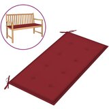 vidaXL Blazina za vrtno klop vinsko rdeča 100x50x3 cm blago Cene