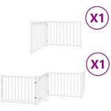  Vrata za pse s vratašcima 6 panela sklopiva 480 cm drvo topole | shoptok.hr