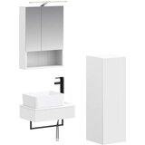  Set ormarića za kupaonicu 4 pcs Bijela 50 x 14,5 x 70 cm | shoptok.hr