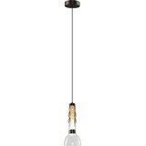  LED luster na sajli LUCCO LED/13W/230V, prečnik 15 cm, zadimljeno staklo | Eponuda.com