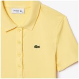 Lacoste Majice & Polo majice RIBBED COLLAR SHIRT Rumena | Shoptok.si