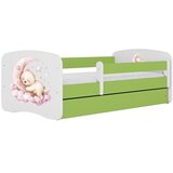 HAPPYKIDS Dječji krevet Dreamy medvjedić na mjesecu 180x80 bez madraca s ladicom Zelena | shoptok.hr