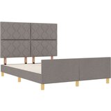 vidaXL Postelja v taupe barvi, 160x200 cm, Tkanina, (22049540) | Shoptok.si