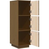  Visoka komoda boja meda 34 x 40 x 108,5 cm od masivne borovine | shoptok.hr