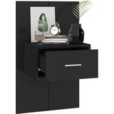  Stenske nočne omarice 2 kosa črne, (20809035) | Shoptok.si