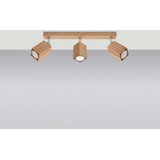 Sollux SL.1037 - Spot svetiljka KEKE 3x GU10/40W/230V, hrast | Eponuda.com