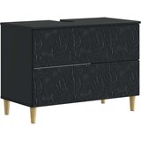  Set kupaonskih ormara od 2 dijela DELFT Crna Konstruirano drvo | shoptok.hr