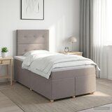 Boxspring krevet s madracem Sivosmeđa 120 x 190 cm Tkanina | shoptok.hr