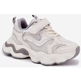 Boto Children's Sneakers On Thick Sole White Lianees Cene
