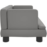  Krevet za pse sivo 60x40x30 cm od umjetne kože | shoptok.hr
